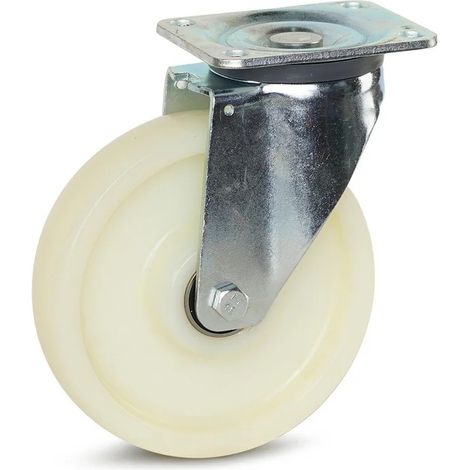 Roue pivotante nylon charge lourde - MESO - Platine - 200 mm - 800 kg (1/2)