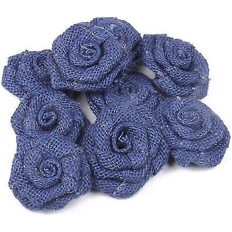 6 roses de jute
