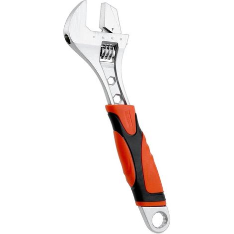 3-in-1 verstellbarer Maulschlüssel mit Softgriff, maximale Öffnungsweite 30 mm, aus Vanadiumstahl für Reparaturen und Wartungsarbeiten (1/5)
