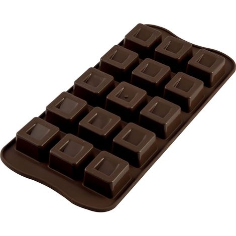 SILIKOMART STAMPO SILICONE FORNO EASYCHOC CUBO CIOCCOLATINI DOLCI SCG02 (1/4)