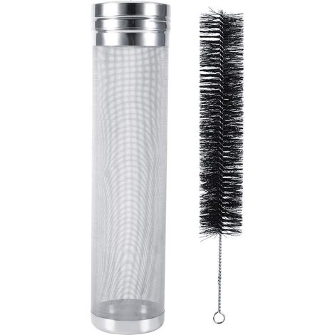Filtro per tramoggia di birra a secco in acciaio inossidabile con maglia da 300 micron per bollitore per la produzione di birra in casa, confezione riutilizzabile (7 29 cm) (1/5)