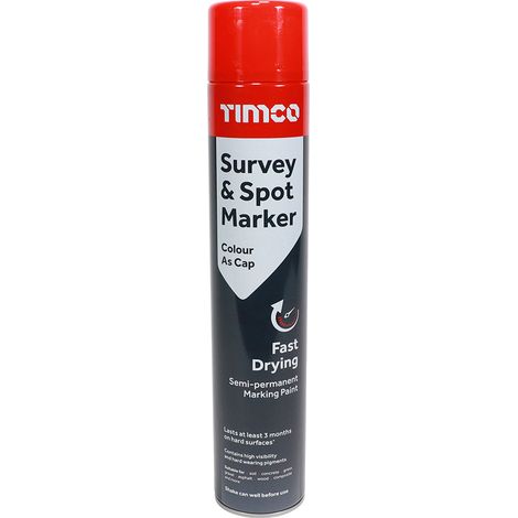 TIMCO Survey & Spot Marker Red - 750ml