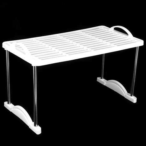 Étagère de rangement extensible et pliable pour la maison, support pour meuble de cuisine ou de salle de bain. (1/5)