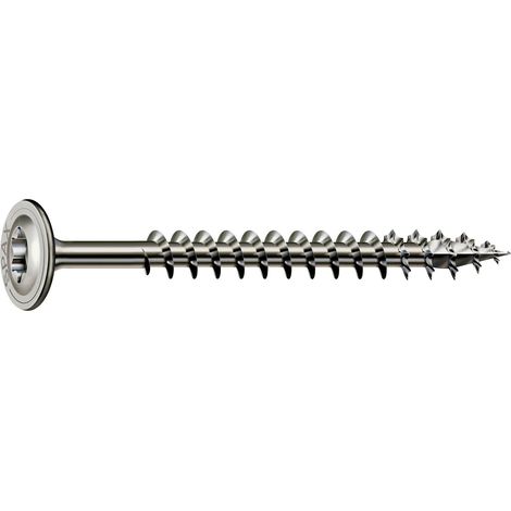 Spax Tellerkopfschrauben 8.0 x 80 mm TX 40 - 20 Stück Edelstahl Tellerkopfschrauben