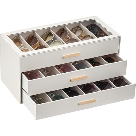 2 Niveau de la boîte à lunettes, 12 emplacements pour ranger des lunettes de soleil (1/5)