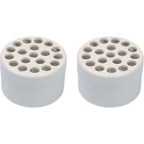 Lot de 2 supports à tiges spiralés Ikebana pour bouquets DIY, vase torsadé, grille de fixation pour plantes à plusieurs trousGris (1/5)