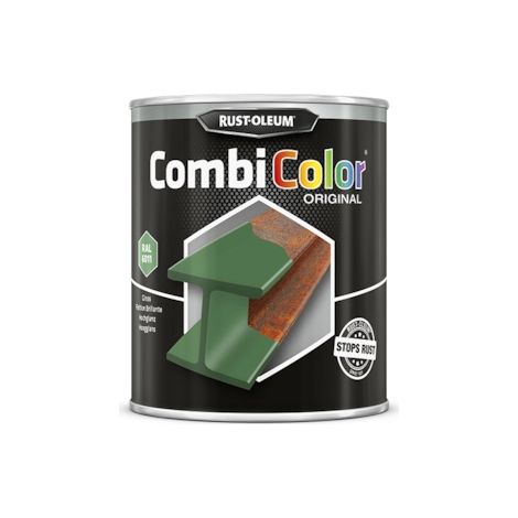 Peinture anti-rouille COMBICOLOR - vert réséda RAL 6011 - 750 mL - RUST-OLEUM (1/2)