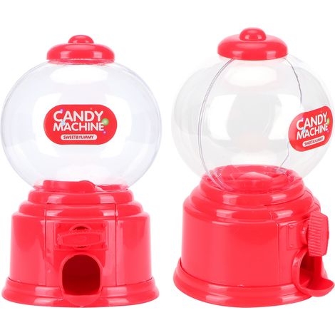 Kleines Sparschwein/Münztruhe, niedlicher Süßigkeitenspender, rotes Geschenk für Kinder (1/5)