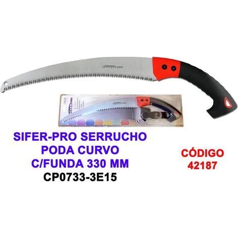 Sega da potatura curva SIFER-PRO con fodero 330 mm CP0733-3E15