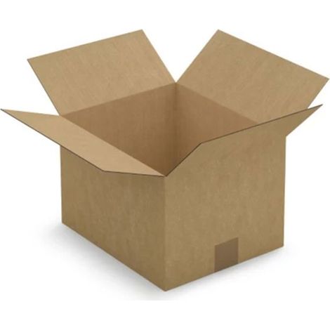 Carton d'emballage 30 x 25 x 20 cm - Simple cannelure (1/4)