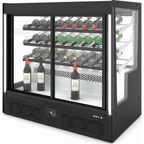 Vitrine Réfrigérée pour Vin Série COMPAK Accès Porte Arrière - 1015x950 mm - SAYL (1/4)