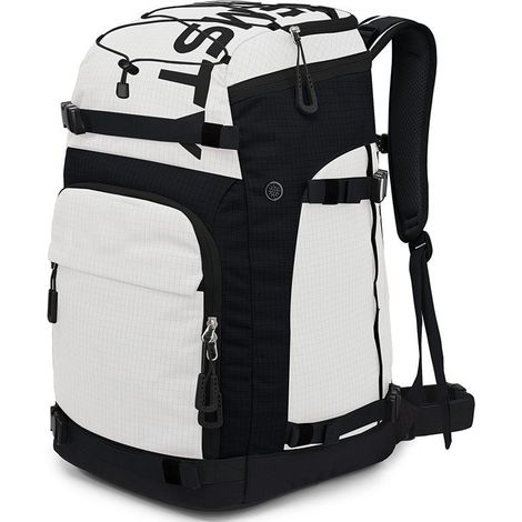 Sac à dos de ski et chaussures étanches grande capacité pour ranger snowboard, casque équipement. (1/4)