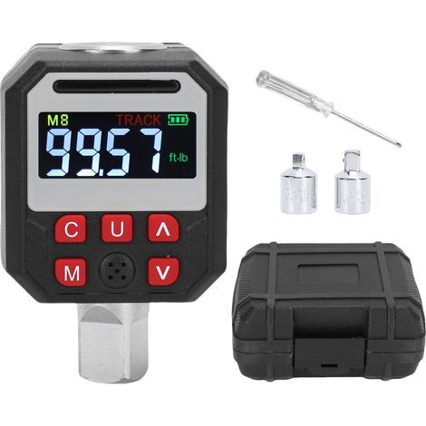 Digital torque meter adapter 6.8-135 N.m CrV steel - Precise clockwise/counterclockwise measurement (4 units) (1/5)