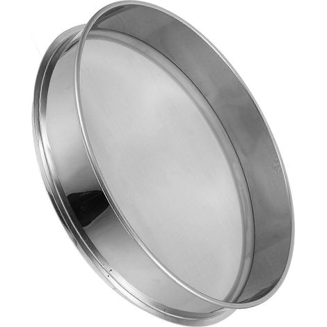Tamis/extracteur d'herbes en métal argenté, durable, à trous fins, diamètre 11/8 pouce. (1/5)