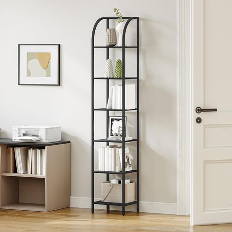 Étagères Étroites à 6 Niveaux, Bibliothèque, Meuble de Rangement (1/5)