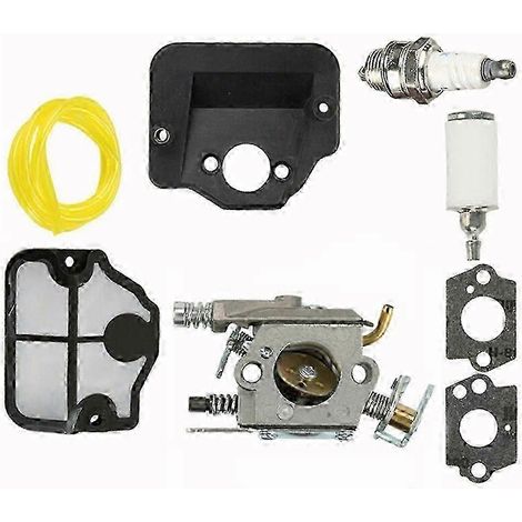 Les kits de carburateur compatibles avec les tronçonneuses Jonsered 2036, 2040 et CS2040 comprennent des filtres à air, des bougies d'allumage, des conduites de carburant, des joints et des pièces de (1/5)
