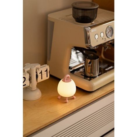 Veilleuse orange portable, 0,5 W, style nordique, lampe de table, décoration de salon, lampe de chevet rechargeable. (1/5)