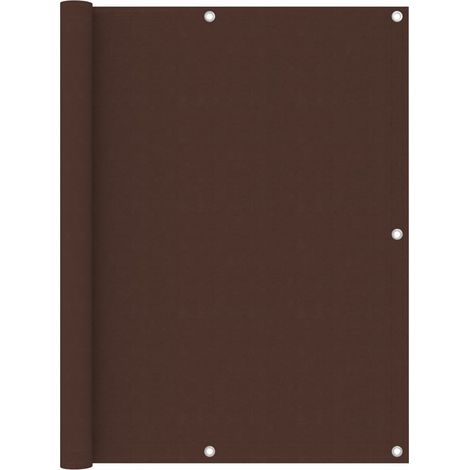 Balcony Screen Brown 120x500 cm Oxford Fabric vidaXL