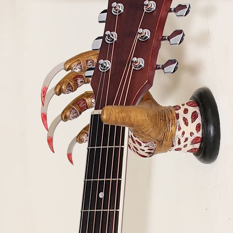 Support mural pour guitare en forme de palmier, décoration murale, crochet pour accessoires d'instruments (1/4)