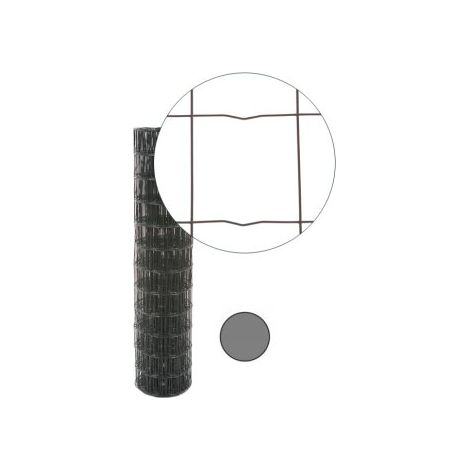 Cloture & Jardin – Grillage rigide gris anthracite 1m – Maille 100 x 100mm – Acier galvanisé – Pour clôtures résidentielles modernes (1/5)