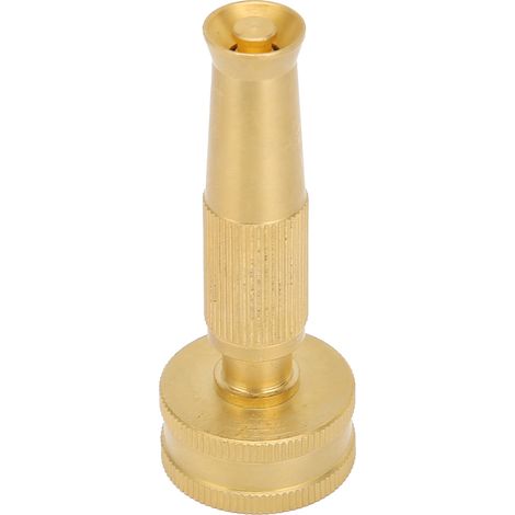 Bec de pulvérisation en laiton filetage femelle G3/4 pour tuyau d'arrosage, accessoire d'irrigation de jardin, buse de jet réglable, robuste et durable (1/5)