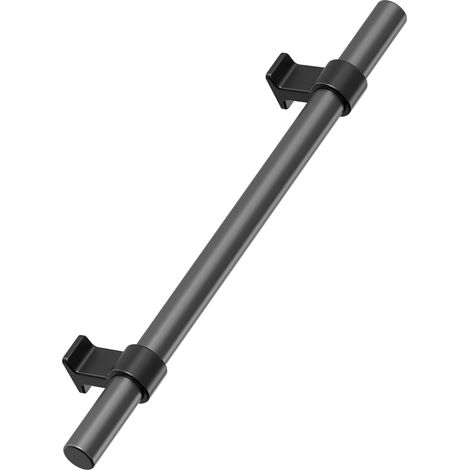 Furnipart Möbelgriff Bond Breite 250mm - Schrankgriff LA 160mm elegant, gun-metall/schwarz matt (1/4)