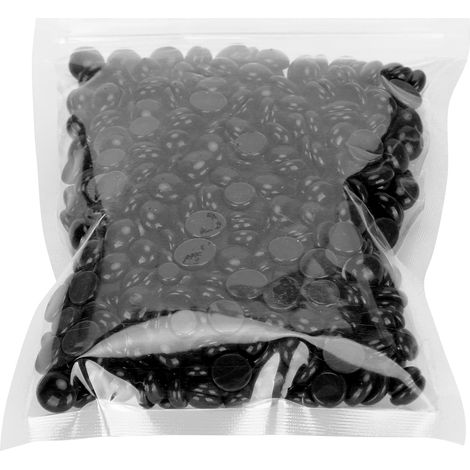 Billes de cire dépilatoire professionnelles 50g noir, pour visage, bras, dos et jambes, unisexe. (1/5)