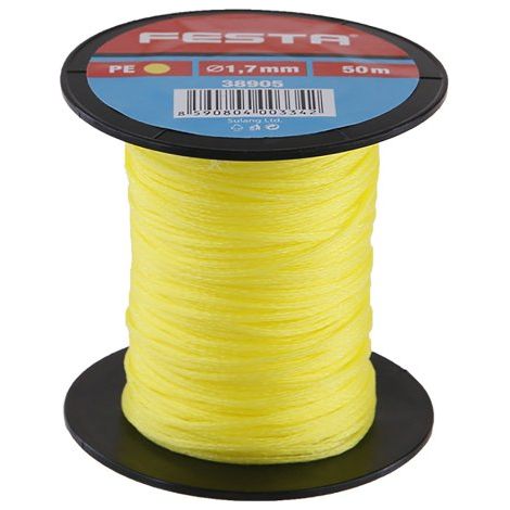 Cordel de albañilería FESTA 1,7 mm 50 m amarillo 38905.01