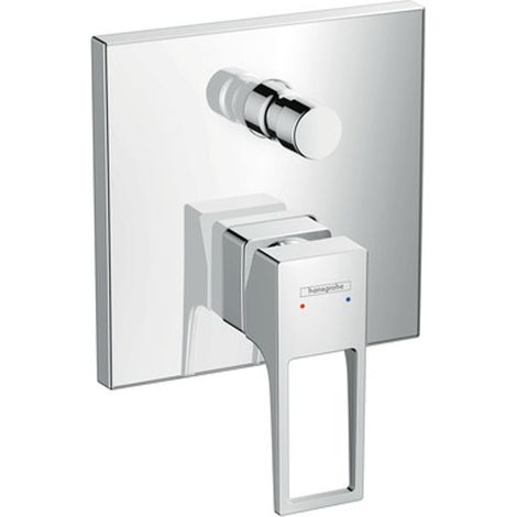 hansgrohe Metropol Miscelatore monocomando vasca ad incasso con maniglia a staffa per iBox universal cromo, 74545000