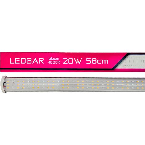 Barres LED horticoles linkable UE - Floraison- 20 W - 58 cm - Superplant (1/5)