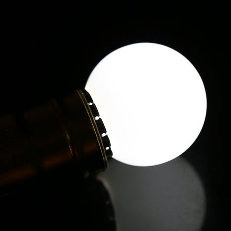 Ampoule LED E27 Rond Multicolore 2W Globe Décoratif Lumière Chaude Blanc pour Maison Bar Magasin (1/5)