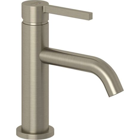 KLUDI NOVA FONTE Pura Grifo monomando de lavabo 100 - sin juego de desagüe níquel cepillado inoxidable, 20026N515 (1/2)