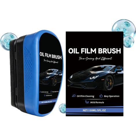 Brosse de film applicateur manuel de 150 ml avec appareil portable Brosse de nettoyage manuelle pour vitres, pour fenêtres de voiture élimine les taches et (1/5)