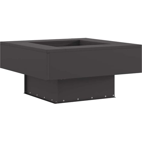 Maison Exclusive - Braise Noir 60 x 60 x 30 cm Acier