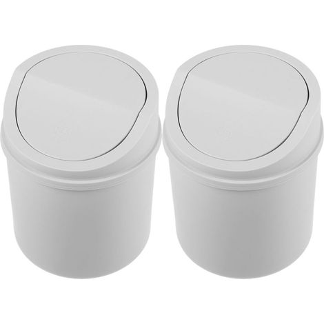 Tischmülleimer Praktischer Müllcontainer mit Deckel aus Pp 2