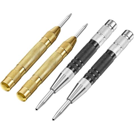 Perforadora de 4 agujeros, tensión ajustable, perforación automática, acero de alta velocidad, perforación de metal, madera y vidrio. (1/5)