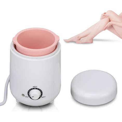 Kit de Chauffe-cire, Machine de Chauffage de Cire de Paraffine, Chauffe-cire Réglable, pour L'épilation des Mains, Réservoir Intérieur en Silicone, 250CC, pour Différents Types (Prise UE 220V) (1/5)