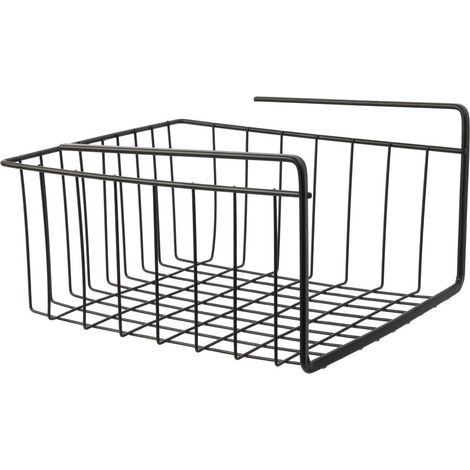Panier Suspendu - JE CHERCHE UNE IDEE - Métal Filaire - Noir (1/5)