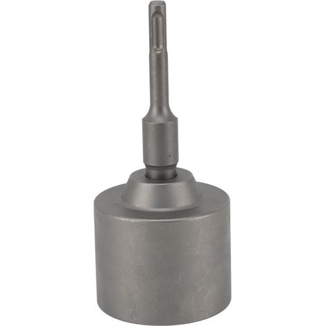 Enfonceur de tige de mise à la terre en acier forgé, robuste, pour perceuse à percussion, 65 mm (1/5)