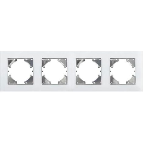 Cadre d'encastrement S-EMPOTRAR verre blanc Onlex 4 éléments (1/2)