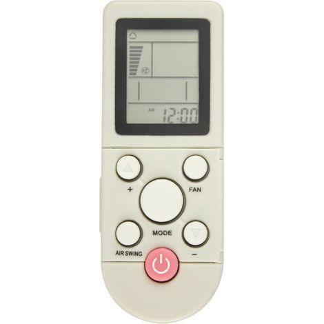 Lntyq AUX YKRf 001 Télécommande de climatiseur ABS universelle pour YKRf 09R/010 f 06 YKr f 016E,11.34.22cm (1/5)