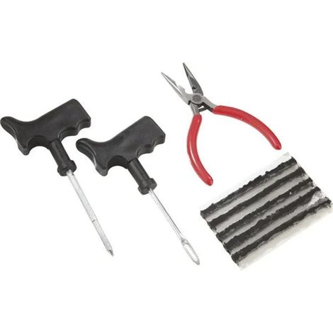 Kit de reparación de neumáticos de coche, 8 piezas (1/5)