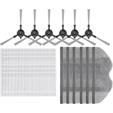 Accessoires pour aspirateur robot Xiaomi E5 : filtre, brosse et chiffon de lavage (1/5)
