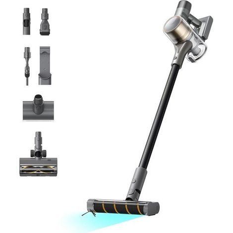 Dreame – Aspirateur balai sans fil R30 – Aspiration 190 AW – Autonomie 90 min – Brosse multi-surfaces avec détection de saleté – Conception anti-nœuds