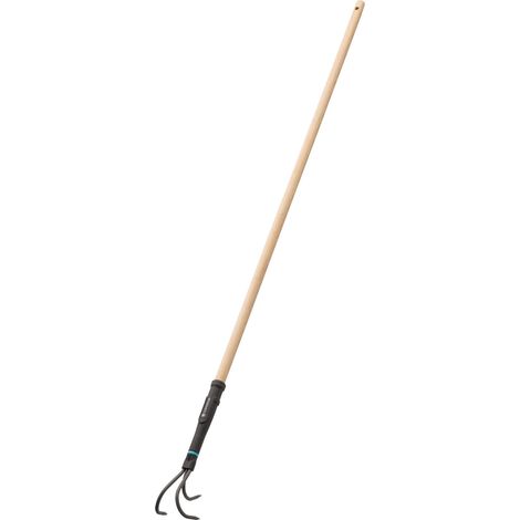 GARDENA Griffe piocheuse 9 cm - PureLine - manche bois FSC et dents acier (1/5)