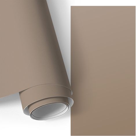 Möbelfolie - Selbstklebend - Klebefolie - Wasserfest - für Arbeitsplatte - Küchenschränke - Helles Braun 50x100 cm