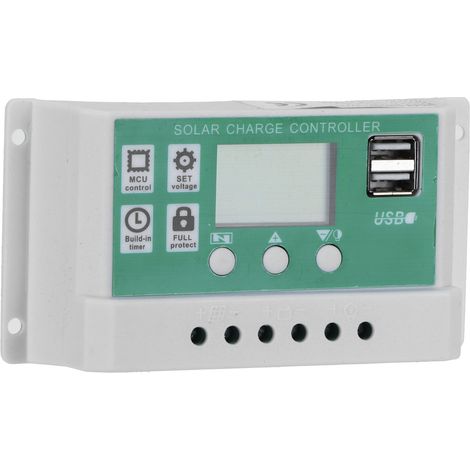 50-A-Solar-Laderegler mit LCD-Anzeige, einstellbar 12 V/24 V, Laderegler für Solarmodule (1/5)