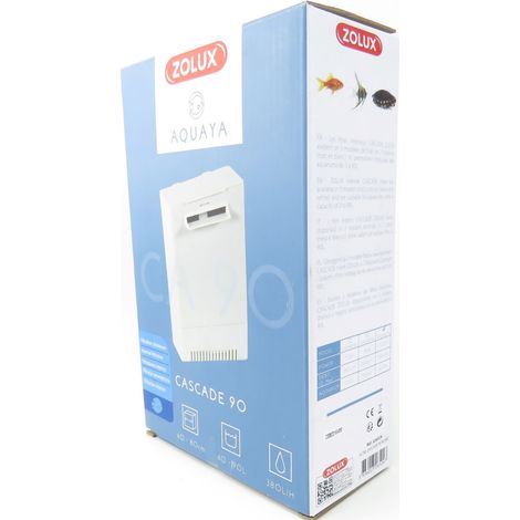 Filtration intérieure cascade 90, puissance 5 w 380 l/h pour aquarium de 60 à 90l max - zolux