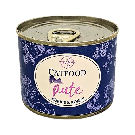 Tacchino con zucca  cibo per gatti monoproteico  problemi digestivi  My Catfood 200g (1/2)