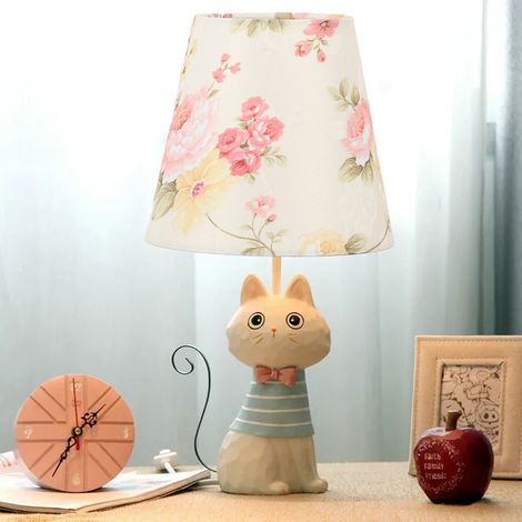 Abat-jour créatif en tissu en forme de fleur, culot E14, à clipser, convenant aux lustres, appliques murales, lampes modernes et lampes de table. (1/5)